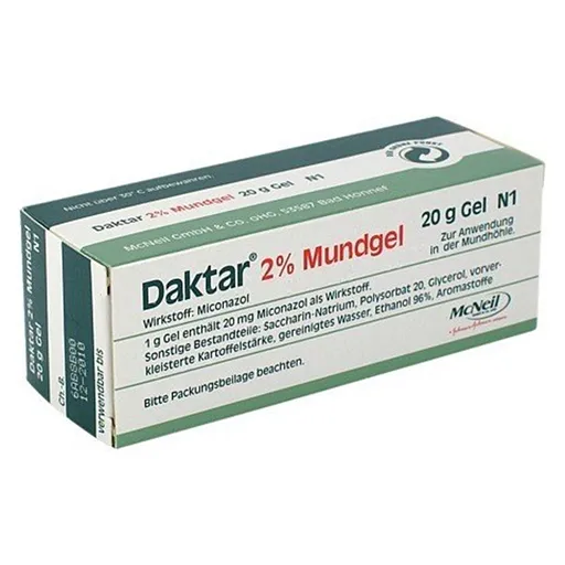 DAKTAR 2% Mundgel 20 g