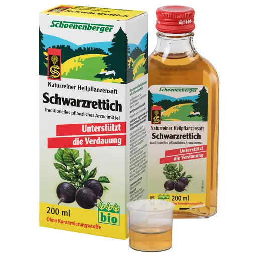 SCHWARZRETTICH Schoenenberger Heilpflanzensäfte 200 ml