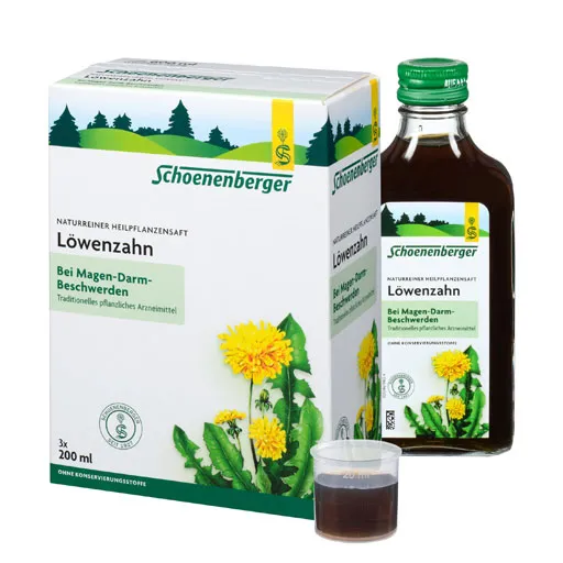 LÖWENZAHN SAFT Schoenenberger Heilpflanz.Säfte 3X200 ml