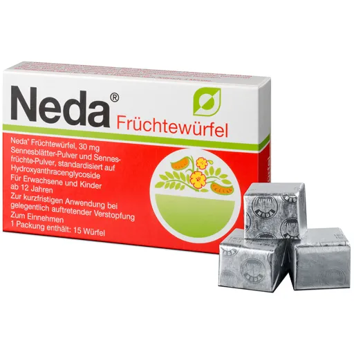 NEDA Früchtewürfel bei Verstopfung 15 St