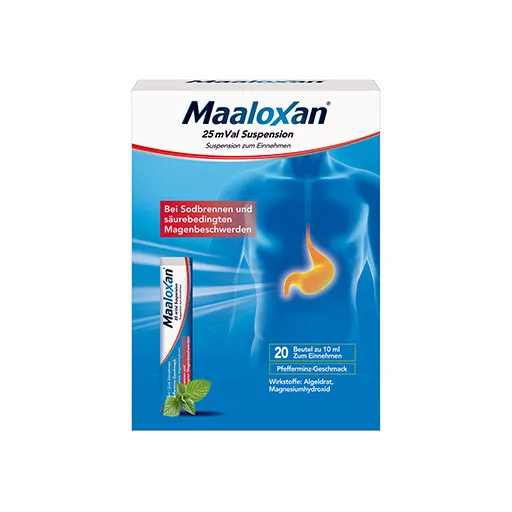 MAALOXAN 25 mVal Suspension 20X10 ml