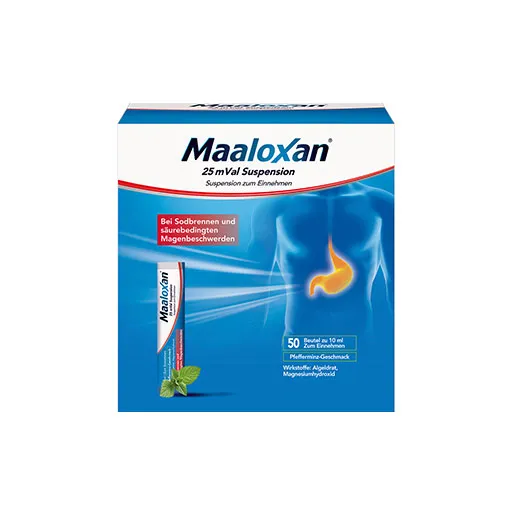 MAALOXAN 25 mVal Suspension 50X10 ml