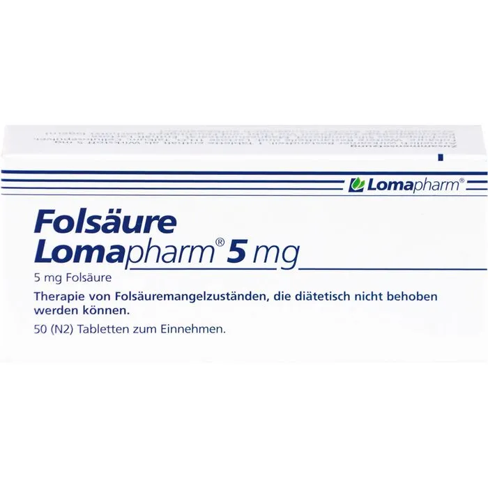 FOLSÄURE LOMAPHARM 5 mg Tabletten 50 St