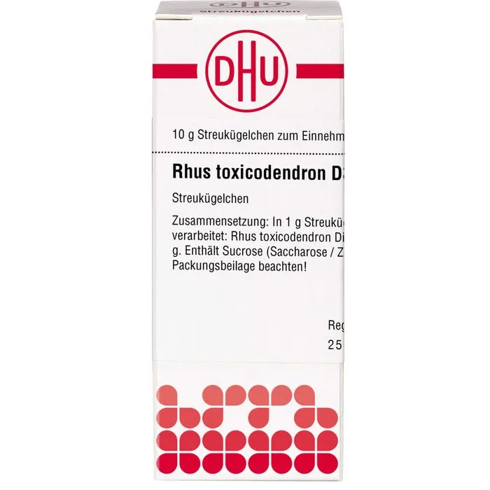 RHUS TOXICODENDRON D 3 Globuli 10 g