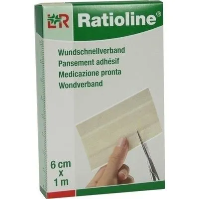 RATIOLINE sensitive Wundschnellverband 6 cmx1 m 1 St