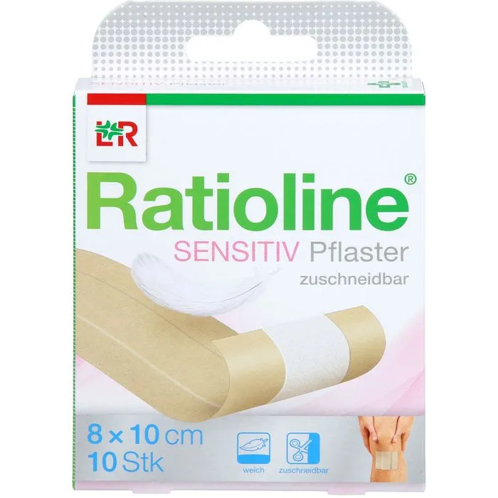 RATIOLINE sensitive Wundschnellverband 8 cmx1 m 1 St