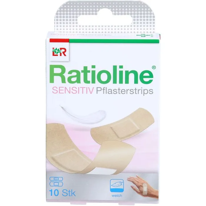 RATIOLINE sensitive Pflasterstrips in 2 Größen 10 St