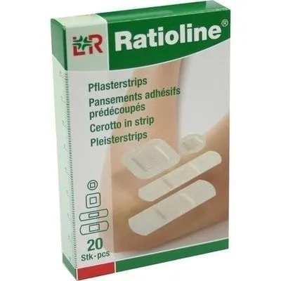 RATIOLINE sensitive Pflasterstrips in 4 Größen 20 St