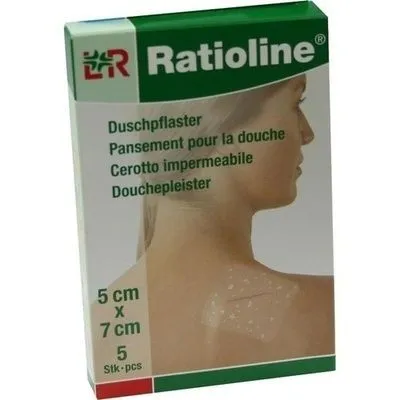 RATIOLINE aqua Duschpflaster 5x7 cm 5 St