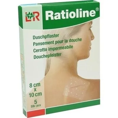 RATIOLINE aqua Duschpflaster 8x10 cm 5 St