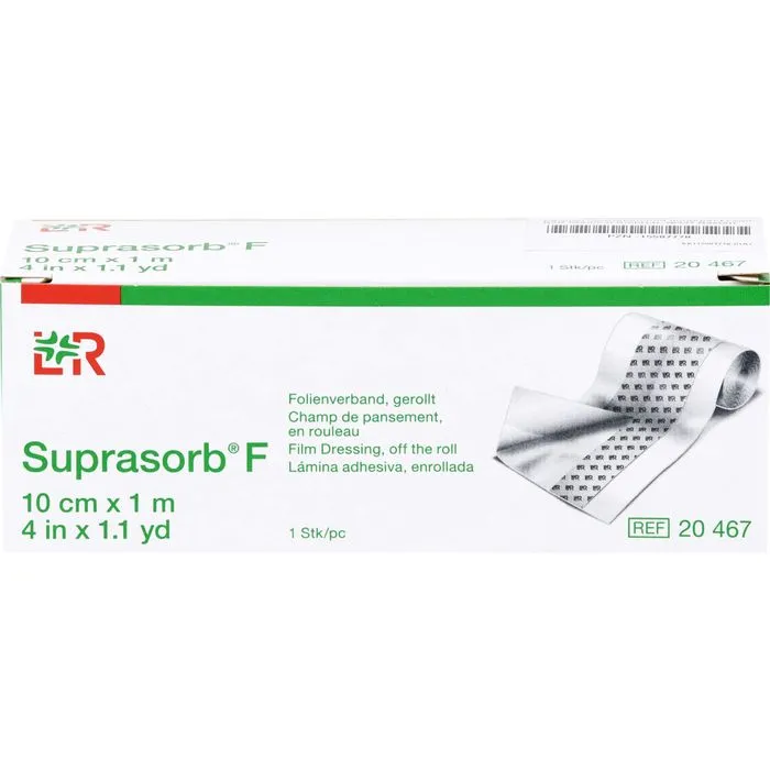 SUPRASORB F Folien-Wundverb.10 cmx1 m unste.Rolle 1 St