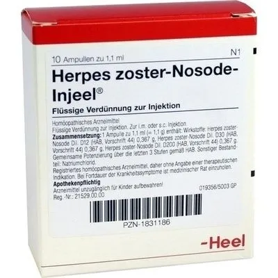 HERPES ZOSTER Nosode Injeel Ampullen 10 St