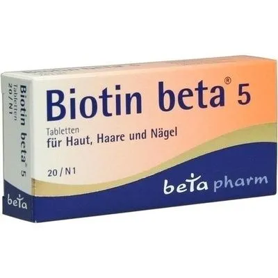 BIOTIN BETA 5 Tabletten 20 St