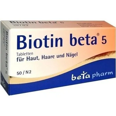 BIOTIN BETA 5 Tabletten 50 St