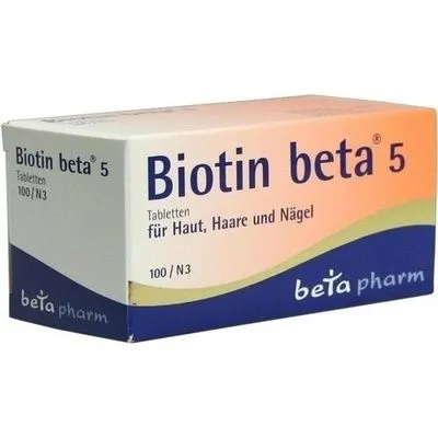BIOTIN BETA 5 Tabletten 100 St