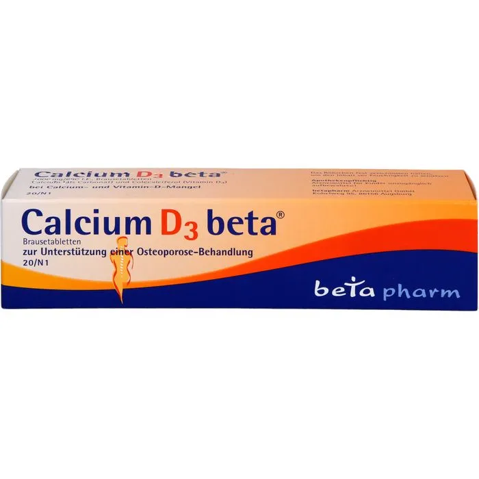 CALCIUM D3 beta Brausetabletten 20 St
