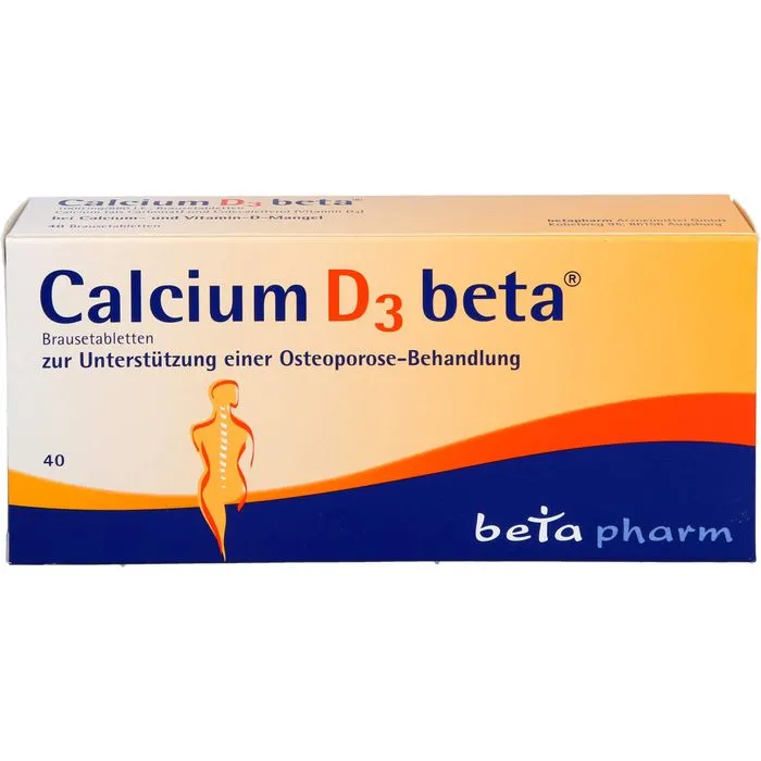 CALCIUM D3 beta Brausetabletten 40 St
