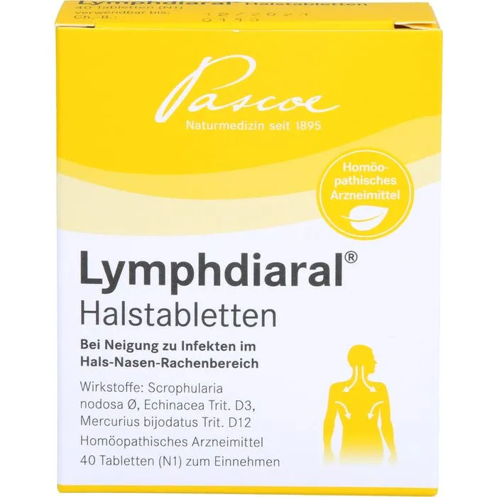 LYMPHDIARAL HALSTABLETTEN 40 St
