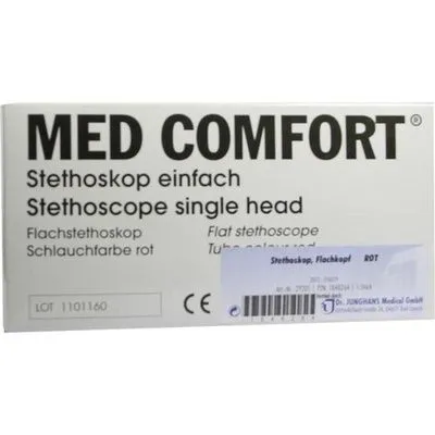 STETHOSKOP Flachkopf rot 1 St