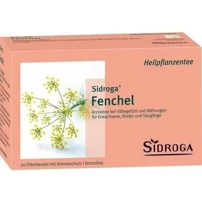 SIDROGA Fenchel Tee Filterbeutel 20X2.0 g