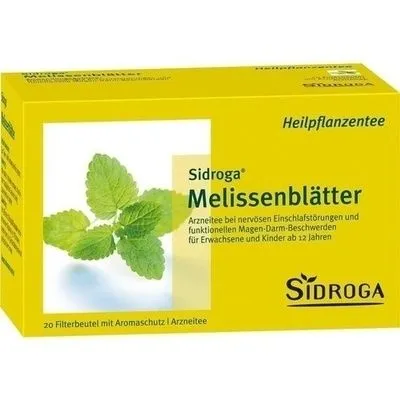 SIDROGA Melissenblätter Tee Filterbeutel 20X1.5 g