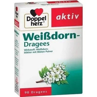 DOPPELHERZ Weißdorn Dragees 90 St