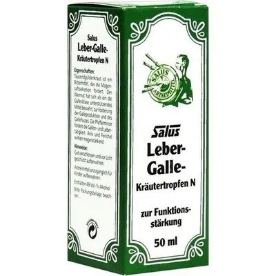 LEBER GALLE Kräutertropfen N Salus 50 ml