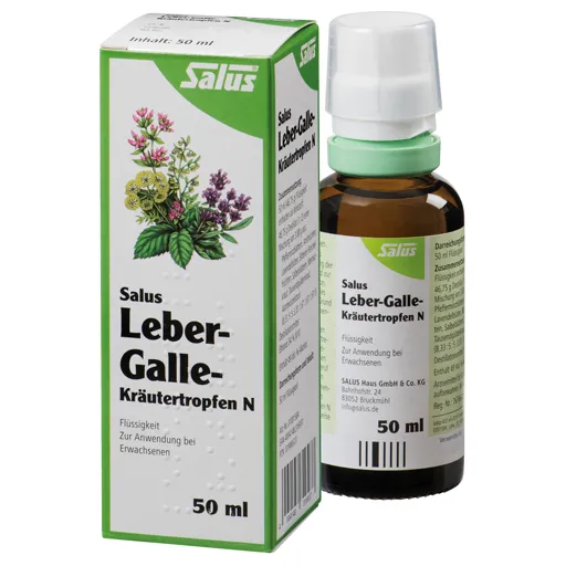 LEBER GALLE Kräutertropfen N Salus 50 ml
