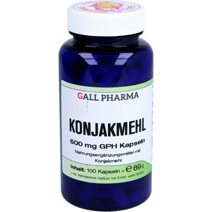 KONJAKMEHL 600 mg Kapseln 100 Stück