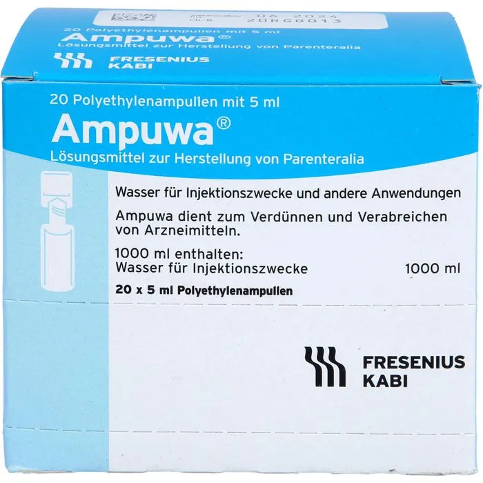 AMPUWA Plastikampullen Injektions-/Infusionslsg. 20X5 ml