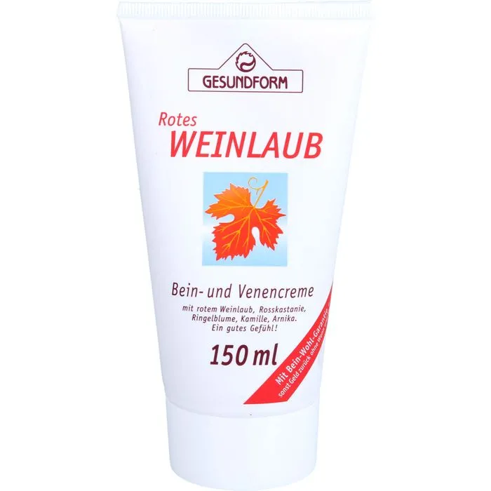 GESUNDFORM rotes Weinlaub Creme 150 ml