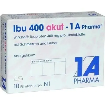 IBU 400 akut-1A Pharma Filmtabletten 10 St