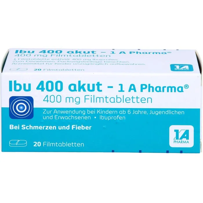 IBU 400 akut-1A Pharma Filmtabletten 20 St