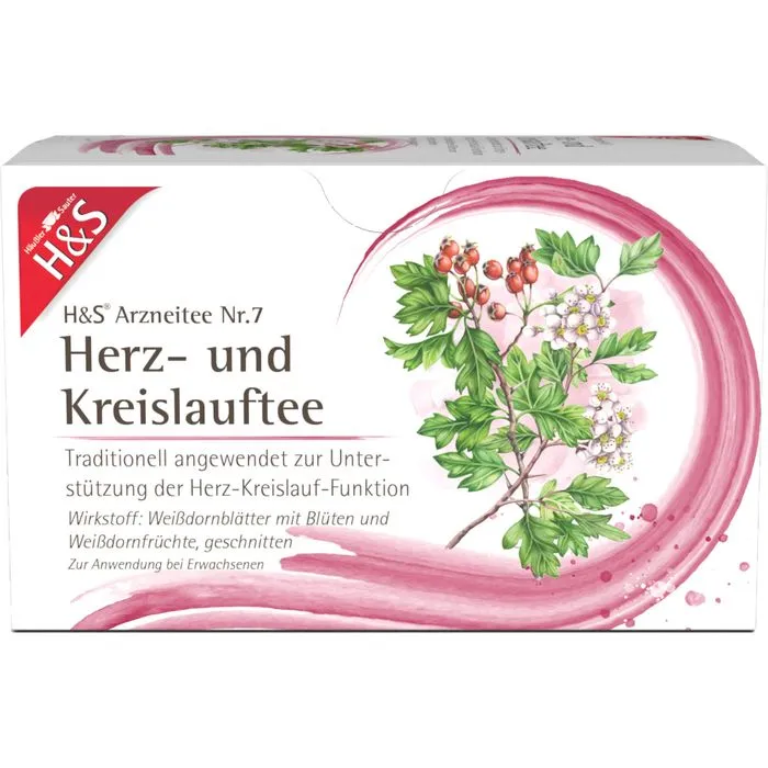 H&S Herz Kreislauf Tee Filterbeutel 20X2.0 g
