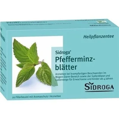 SIDROGA Pfefferminzblätter Tee Filterbeutel 20X1.5 g