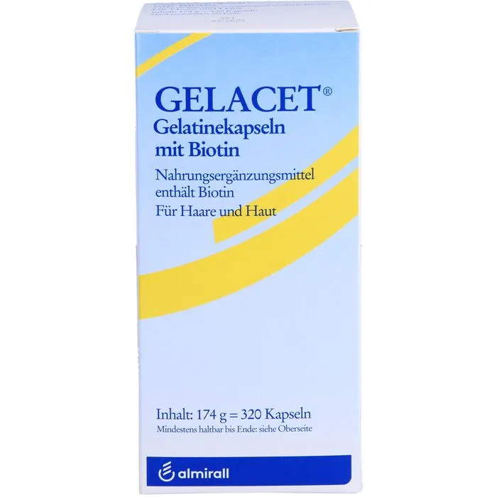 GELACET Gelatinekapseln mit Biotin 320 Stück