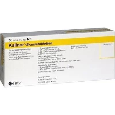 KALINOR Brausetabletten 2X15 St