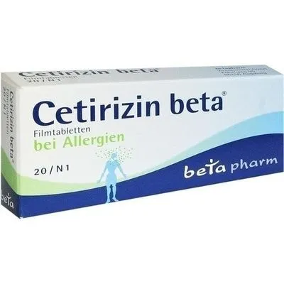 CETIRIZIN beta Filmtabletten 20 St
