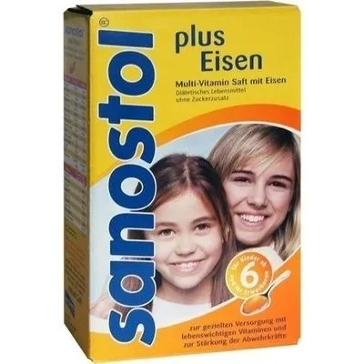 SANOSTOL plus Eisen Saft 460 ml