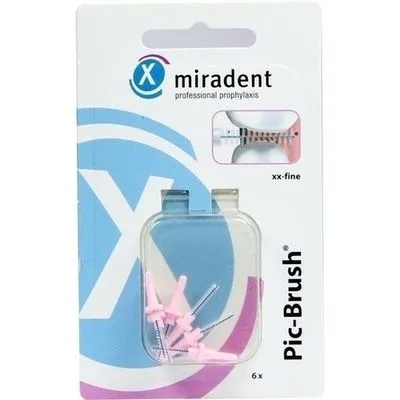 MIRADENT Interd.Pic-Brush Ersatzb.xx-fein pink 6 St