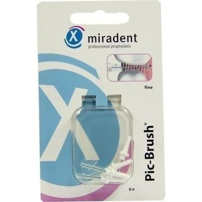 MIRADENT Interd.Pic-Brush Ersatzb.fein weiß 6 St