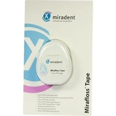 MIRADENT Zahnseide Mirafloss Tape teflonbeschicht. 20 m