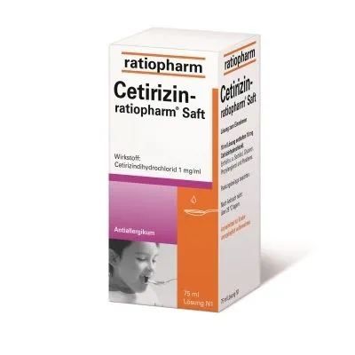 CETIRIZIN-ratiopharm Saft 75 ml