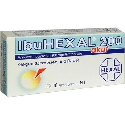 IBUHEXAL akut 200 Filmtabletten 10 St