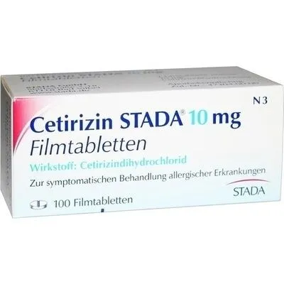 CETIRIZIN STADA 10 mg Filmtabletten 100 St