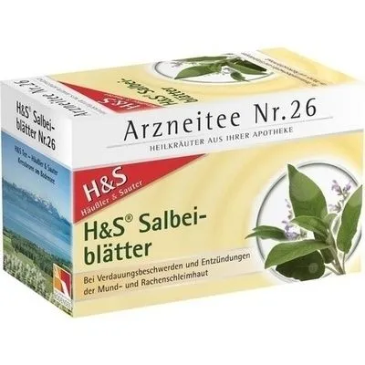 H&S Salbeiblätter Tee Filterbeutel 20X1.6 g