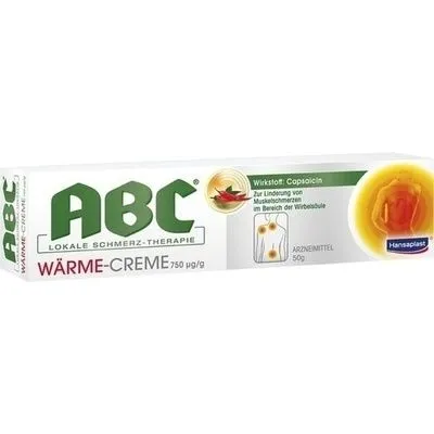 ABC Wärme-Creme Capsicum Hansaplast med 50 g