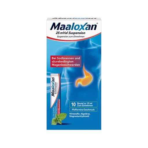 MAALOXAN 25 mVal Suspension 10X10 ml