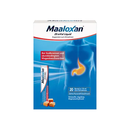 MAALOXAN 25 mVal Liquid 20X10 ml