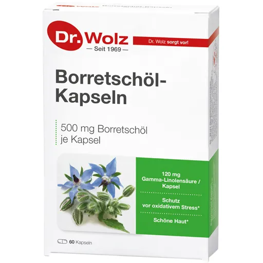 BORRETSCHÖL KAPSELN Dr.Wolz 60 St